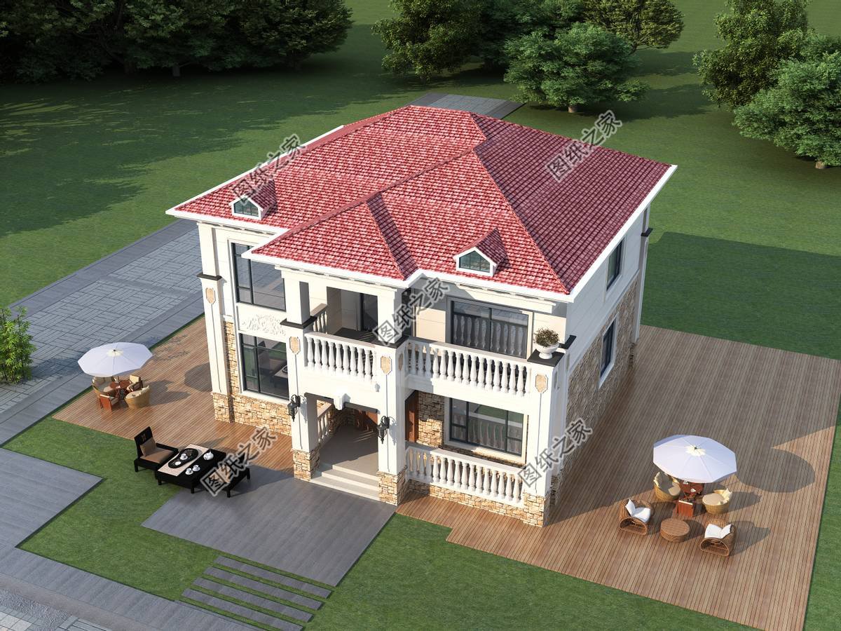 坡屋頂鄉(xiāng)村自建房設(shè)計，巧奪天工的手法，賦予了房屋靈魂一般