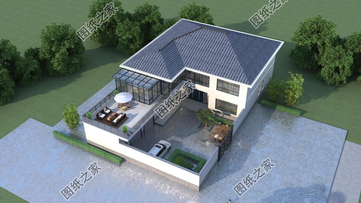 農(nóng)村自建房設(shè)計(jì)推薦，城里買房村里建房，這樣的人生真完美