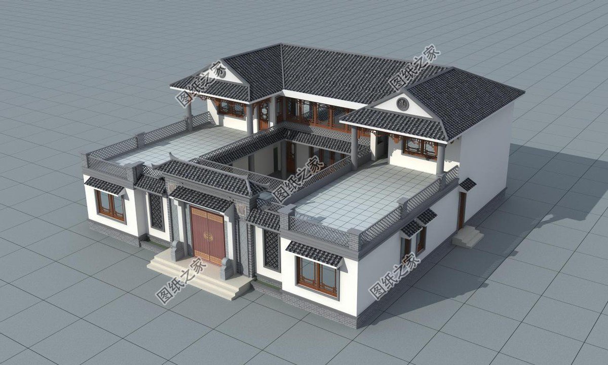 國風四合院別墅設計，中國式浪漫的完美體現(xiàn)，國人的理想住宅