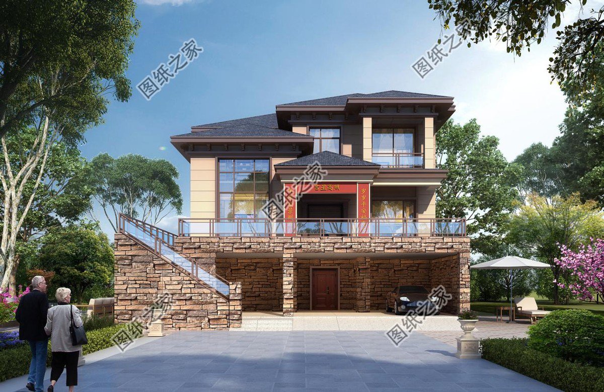 帶架空層的農(nóng)村別墅設(shè)計，防潮又防水超強的實用功能，你還不心動