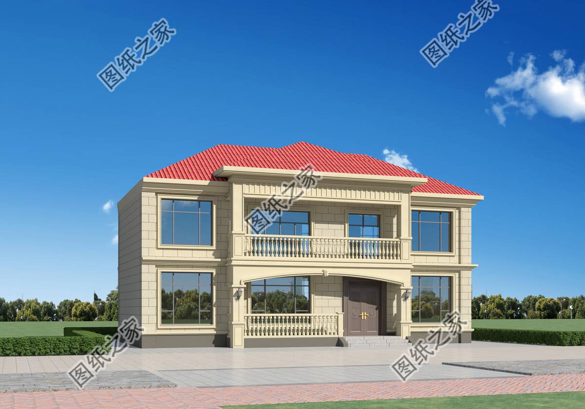 高端大氣的農(nóng)村別墅設(shè)計(jì)，富麗堂皇般的外觀，多少業(yè)主夢(mèng)中的家園