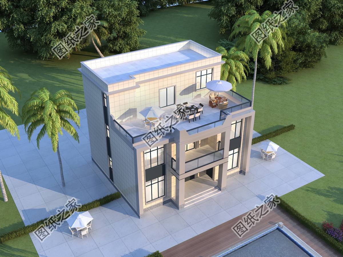 高端大氣的農(nóng)村別墅設(shè)計(jì)，富麗堂皇般的外觀，多少業(yè)主夢(mèng)中的家園