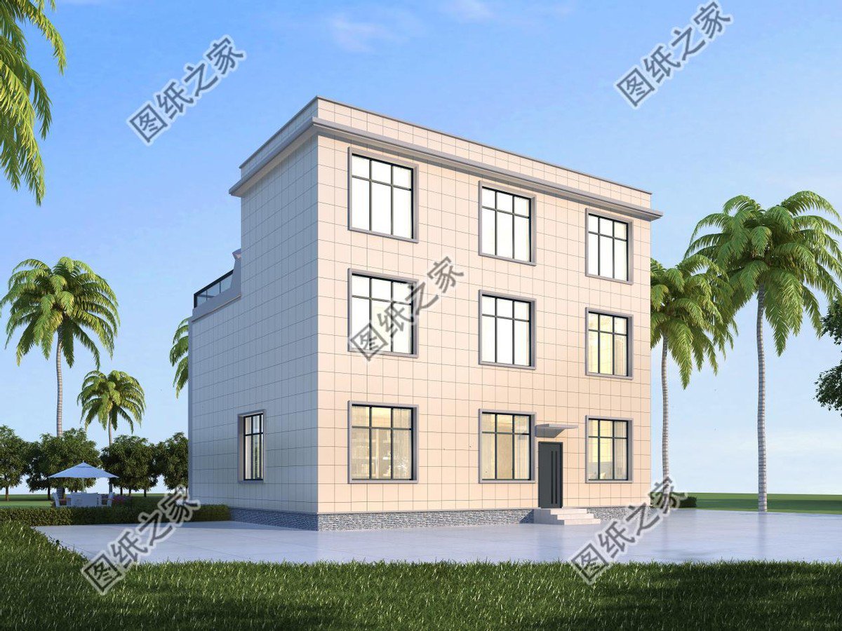 高端大氣的農(nóng)村別墅設(shè)計(jì)，富麗堂皇般的外觀，多少業(yè)主夢(mèng)中的家園