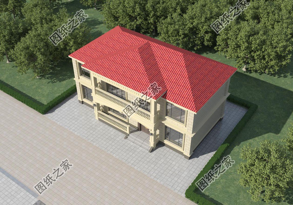 高端大氣的農(nóng)村別墅設(shè)計(jì)，富麗堂皇般的外觀，多少業(yè)主夢(mèng)中的家園