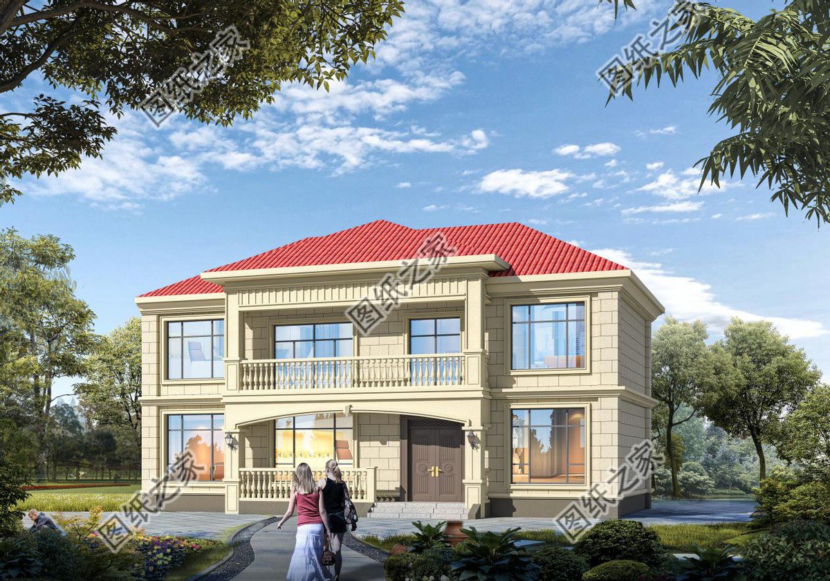 高端大氣的農(nóng)村別墅設(shè)計(jì)，富麗堂皇般的外觀，多少業(yè)主夢(mèng)中的家園