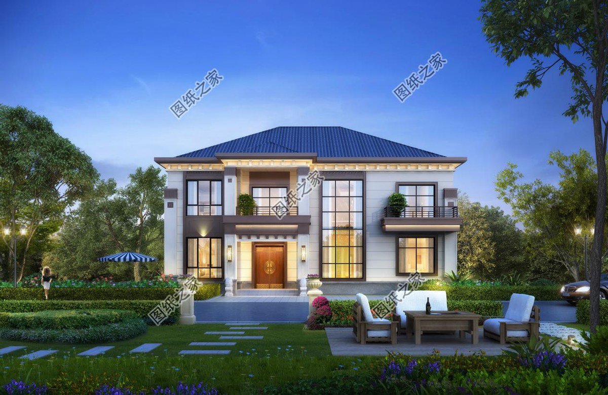 新中式農(nóng)村別墅設(shè)計，回老家建上一棟，盡顯大氣