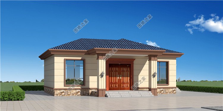 農(nóng)村一層小別墅設(shè)計(jì)圖外觀圖