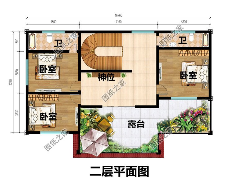 二層現(xiàn)代簡歐式別墅