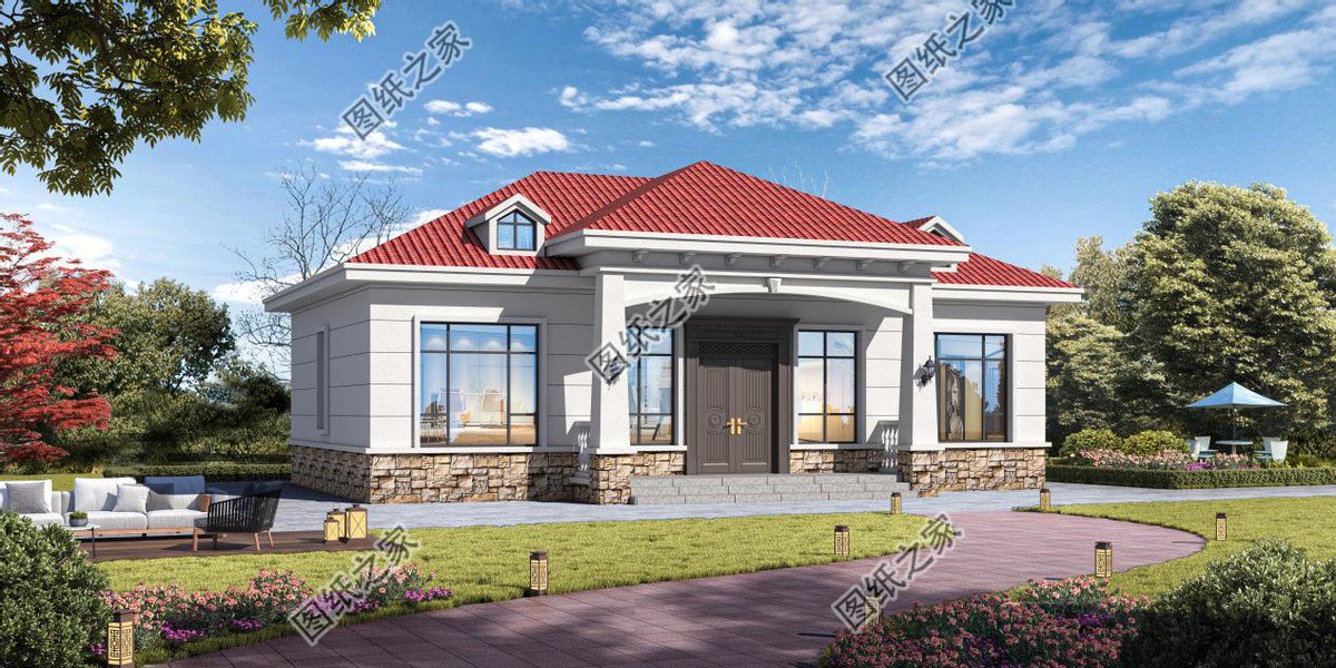 4套農(nóng)村一層別墅設(shè)計(jì)，中式歐式都有，顏值在線廣受好評