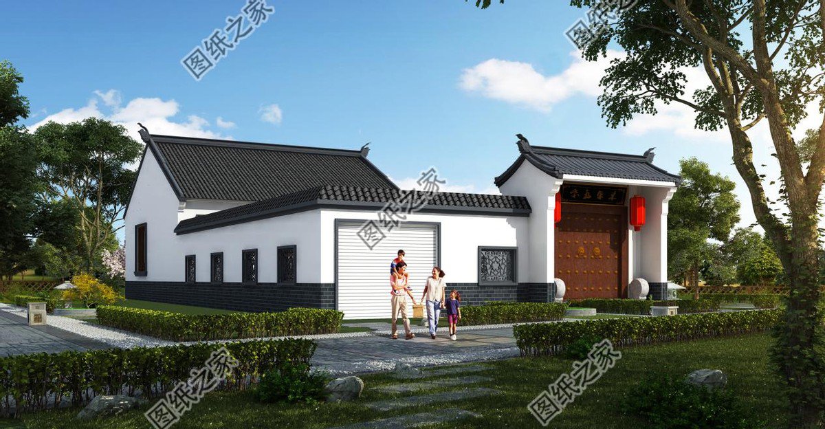 4套農(nóng)村一層別墅設(shè)計(jì)，中式歐式都有，顏值在線廣受好評