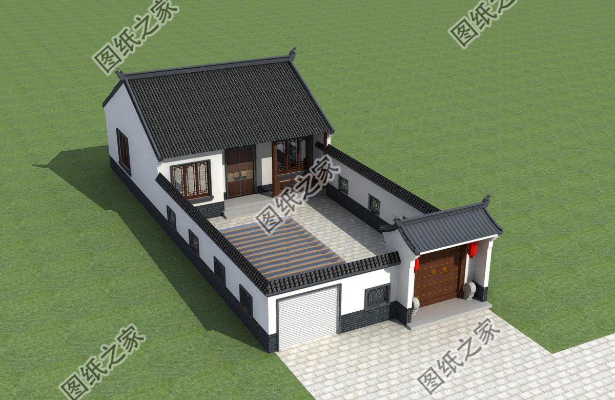 4套農(nóng)村一層別墅設(shè)計(jì)，中式歐式都有，顏值在線廣受好評