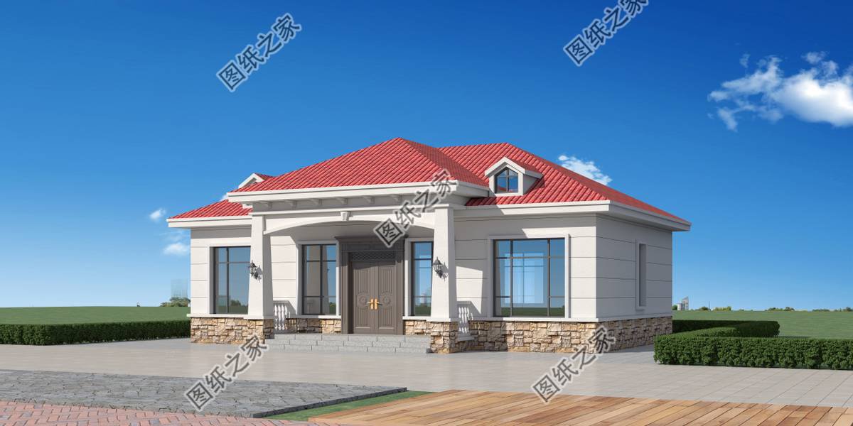 4套農(nóng)村一層別墅設(shè)計(jì)，中式歐式都有，顏值在線廣受好評