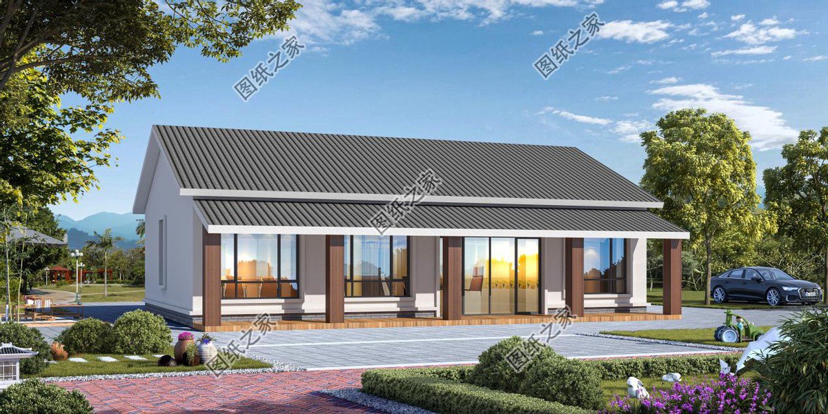 4套農(nóng)村一層別墅設(shè)計(jì)，中式歐式都有，顏值在線廣受好評