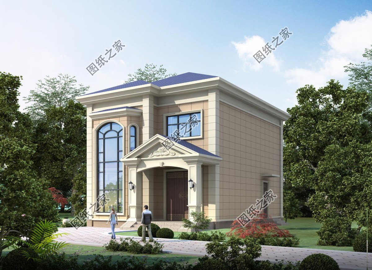 二層農(nóng)村別墅設(shè)計，簡單又美觀，內(nèi)部布局全國都適用