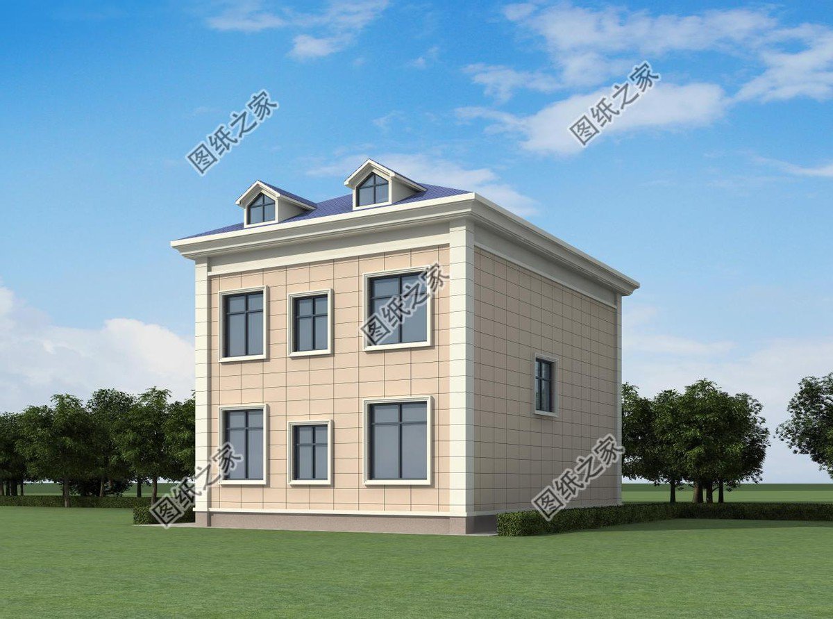 二層農(nóng)村別墅設(shè)計，簡單又美觀，內(nèi)部布局全國都適用