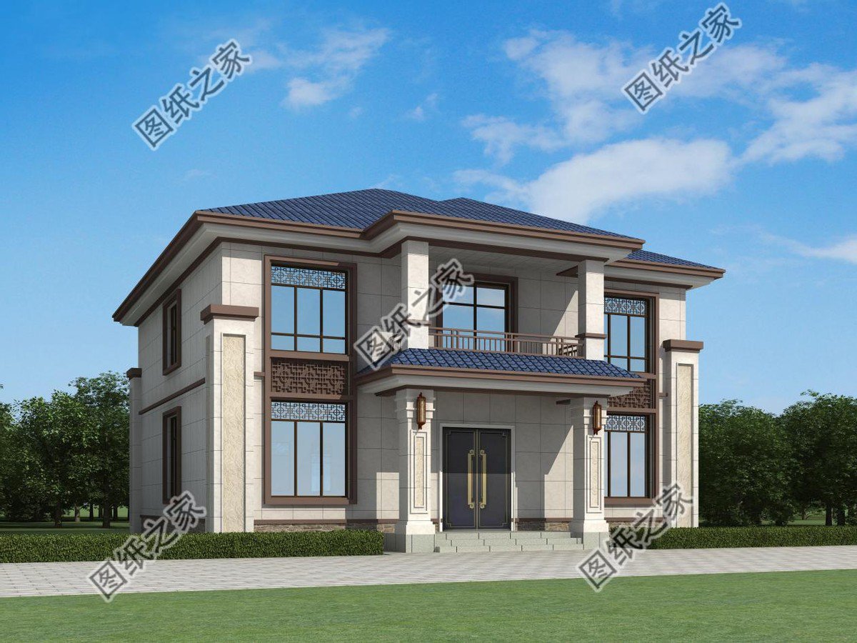 二層農(nóng)村別墅設(shè)計，簡單又美觀，內(nèi)部布局全國都適用