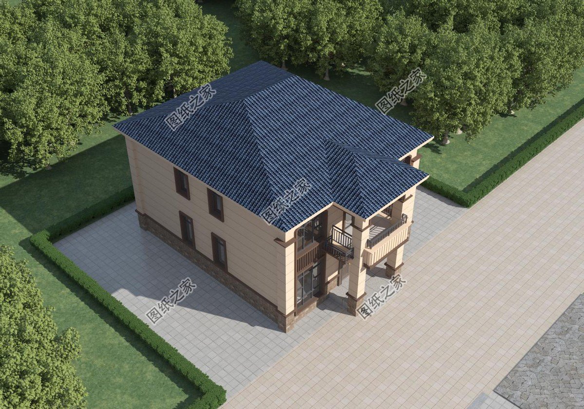 二層農(nóng)村別墅設(shè)計，簡單又美觀，內(nèi)部布局全國都適用