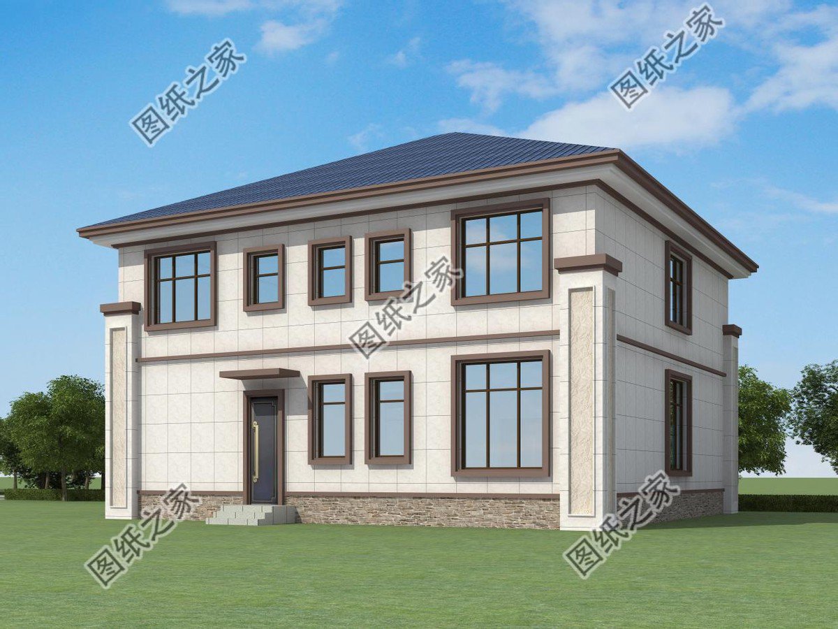 二層農(nóng)村別墅設(shè)計，簡單又美觀，內(nèi)部布局全國都適用