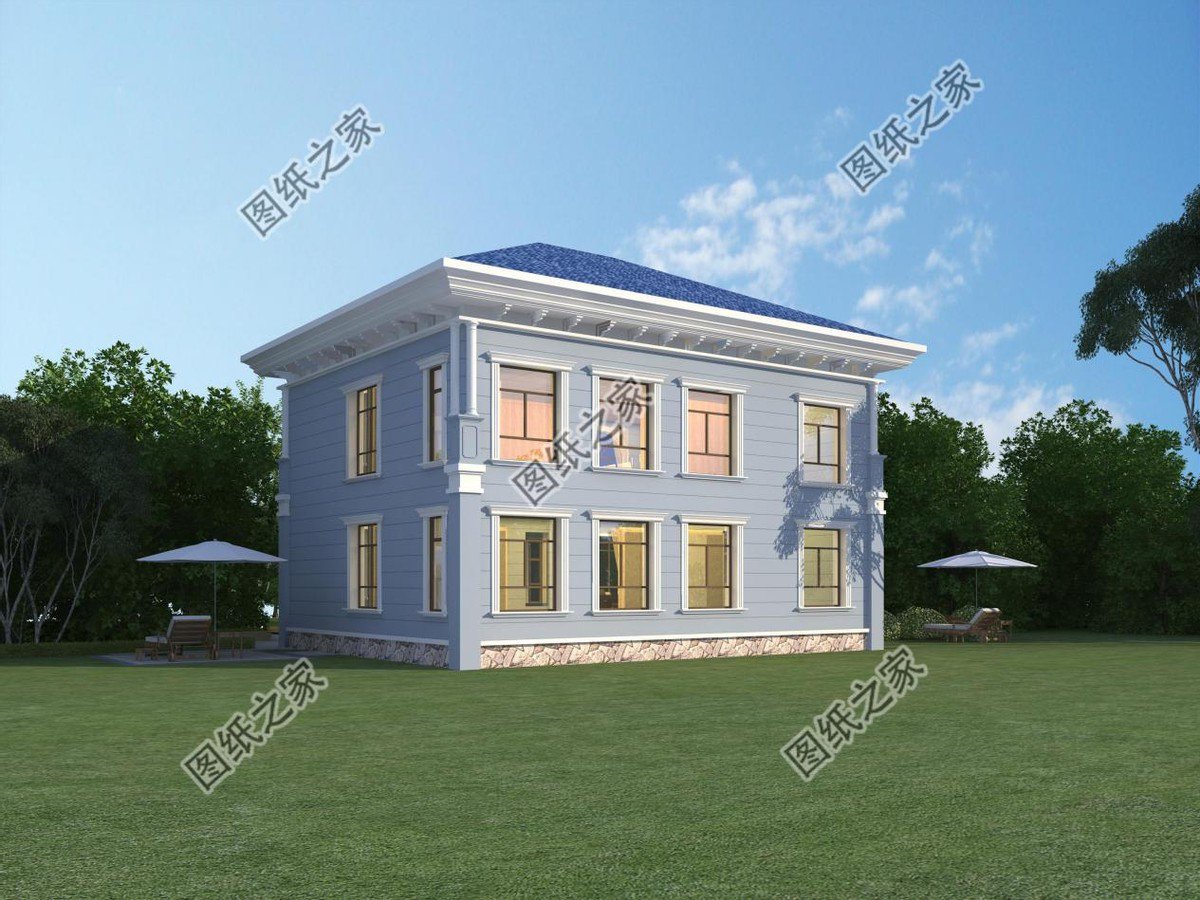 3款對(duì)稱歐式農(nóng)村別墅設(shè)計(jì)，外觀經(jīng)典耐看，建在老家最合適