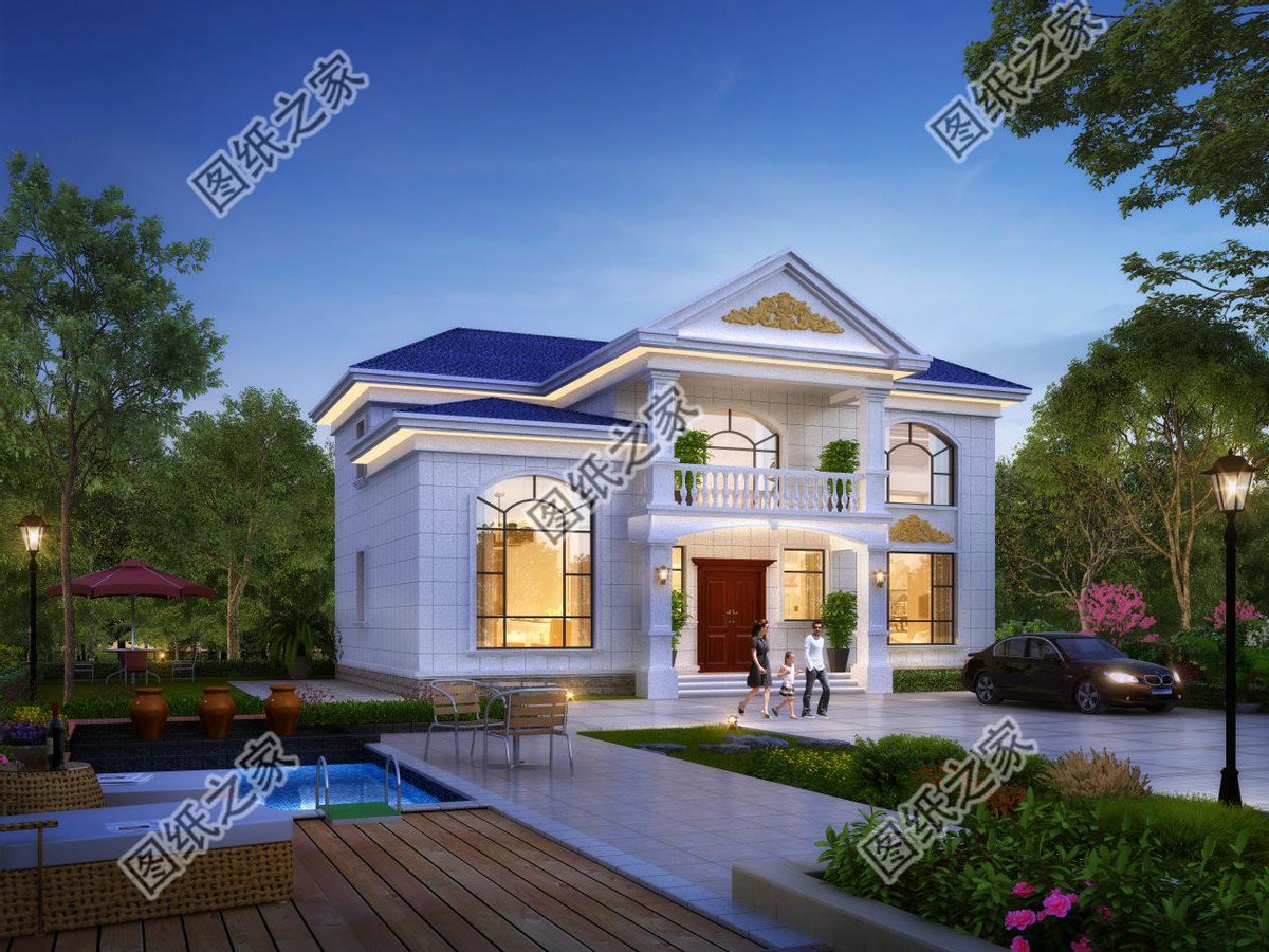 四套浪漫唯美歐式別墅，外觀美輪美奐猶如一幅魅力的畫卷令人向往