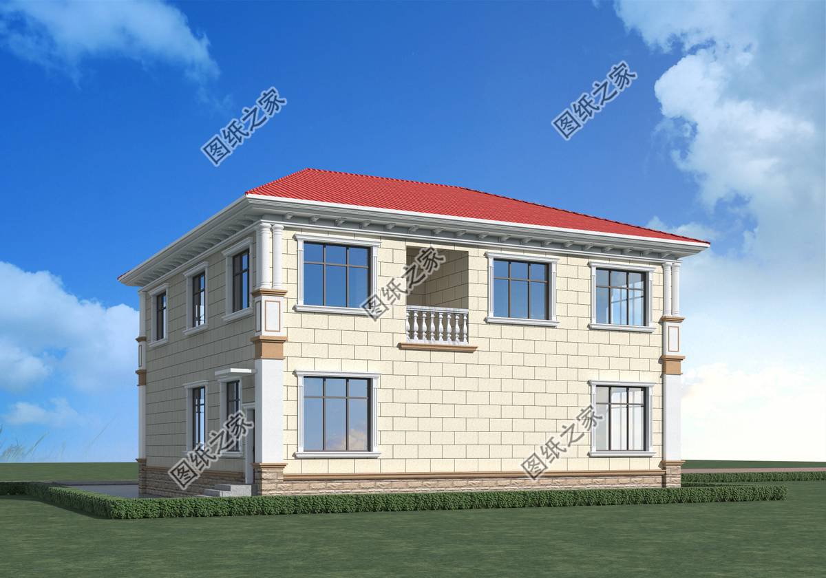 四套浪漫唯美歐式別墅，外觀美輪美奐猶如一幅魅力的畫卷令人向往