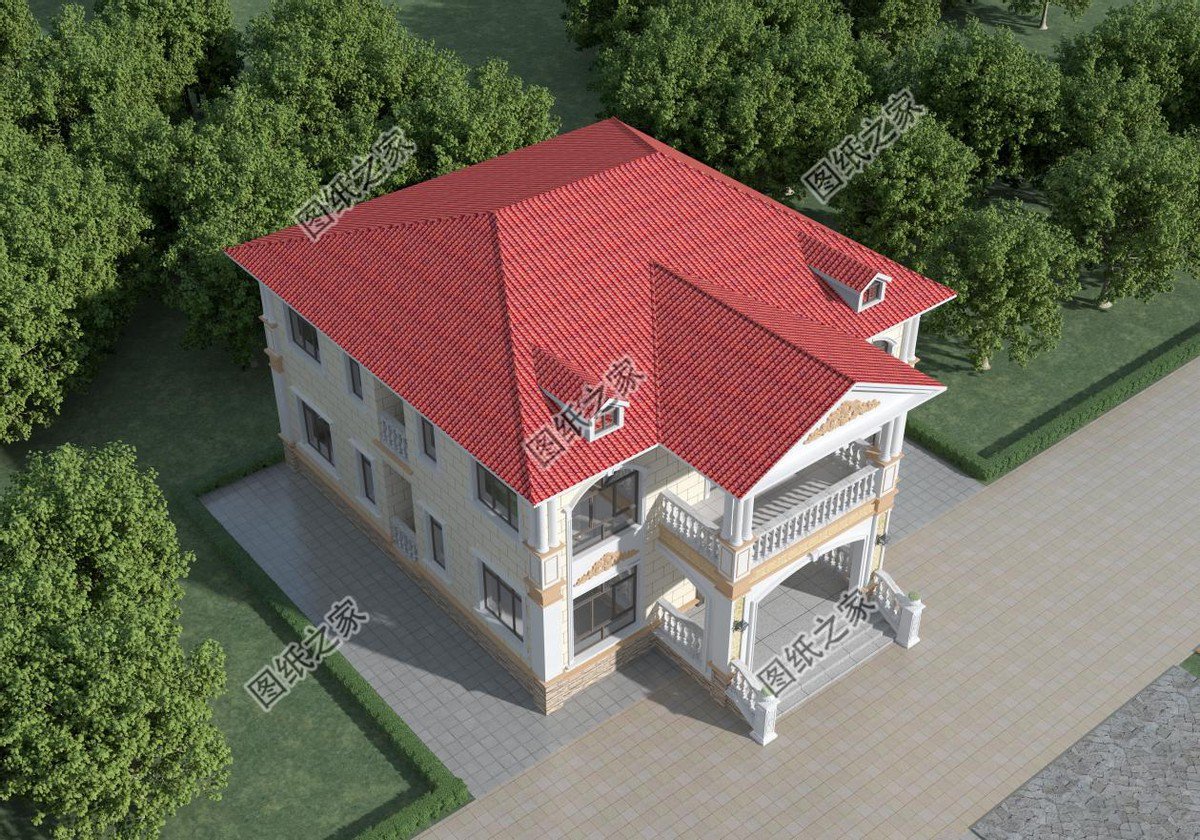 四套浪漫唯美歐式別墅，外觀美輪美奐猶如一幅魅力的畫卷令人向往