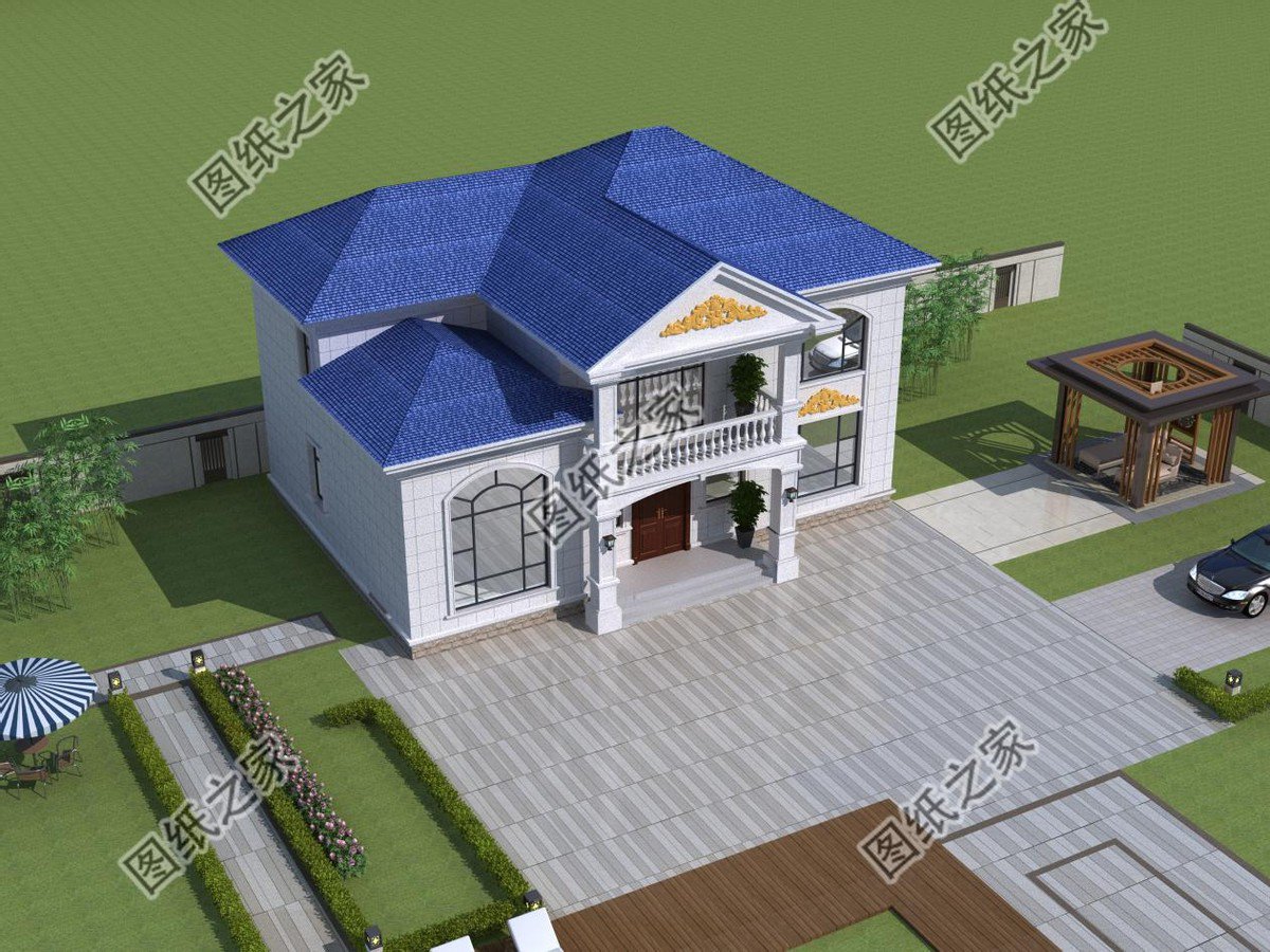 四套浪漫唯美歐式別墅，外觀美輪美奐猶如一幅魅力的畫卷令人向往