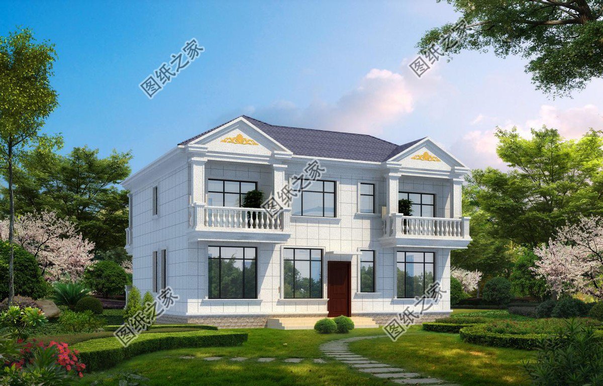 四套浪漫唯美歐式別墅，外觀美輪美奐猶如一幅魅力的畫卷令人向往