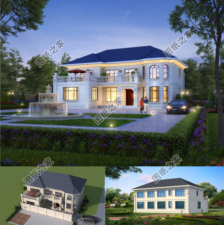 農(nóng)村二層舒適好房效果圖