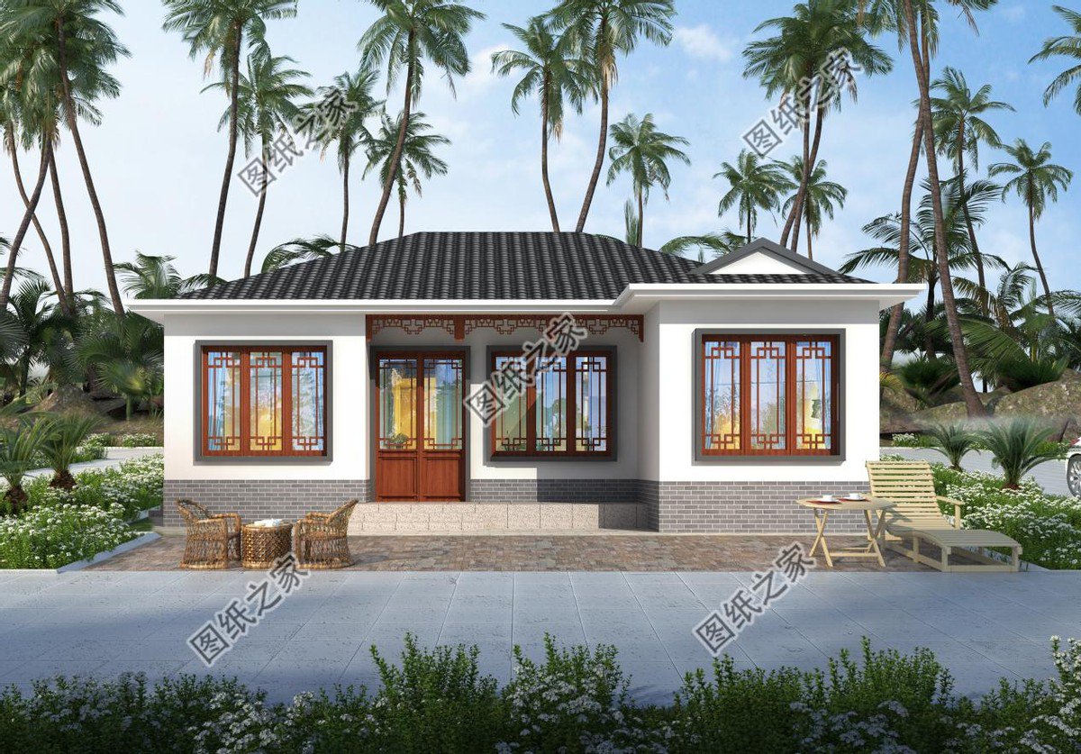 中式別墅設(shè)計(jì)，白墻黛瓦勾畫(huà)的美感，城里人看了都羨慕