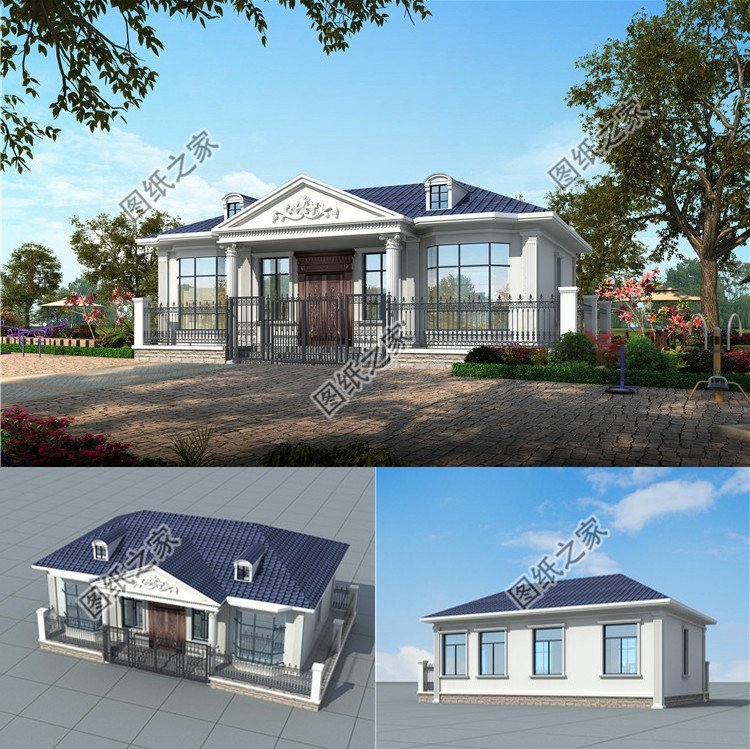 鄉(xiāng)村一層自建房設(shè)計(jì)，小平層也有大精彩，全村人都說好