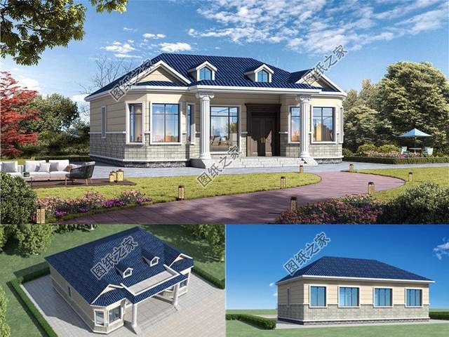 農(nóng)村一層別墅設(shè)計(jì)，簡(jiǎn)單實(shí)用還好看，不容錯(cuò)過(guò)的好戶型