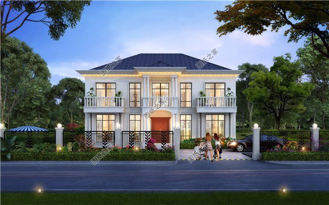 農(nóng)村別墅設(shè)計(jì)，整體造型充滿高貴氣質(zhì)，建議拿去參考