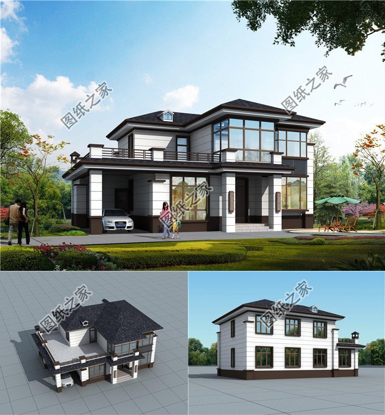 三套實用自建別墅設計，室內(nèi)布局合理，建一棟妥妥的人生贏家