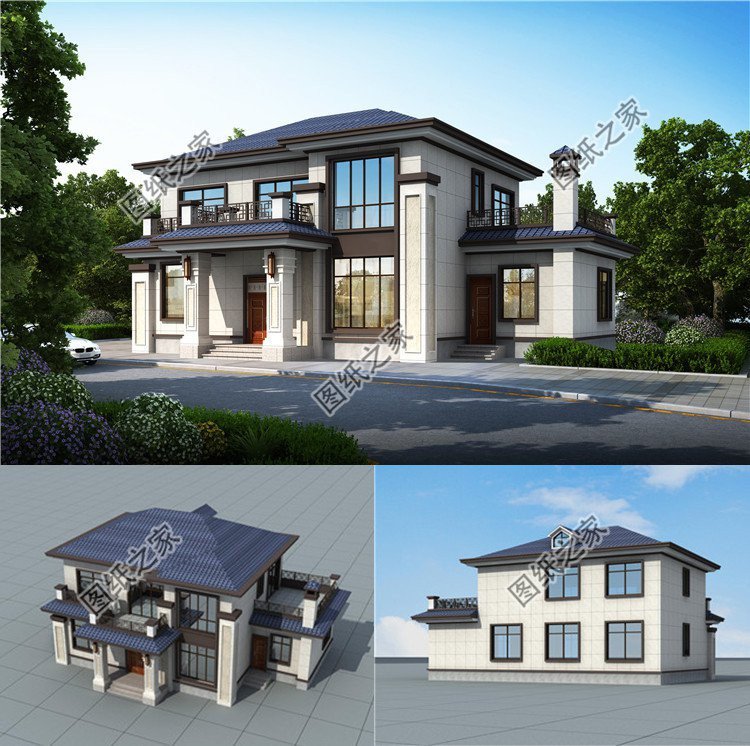 三套實用自建別墅設計，室內(nèi)布局合理，建一棟妥妥的人生贏家