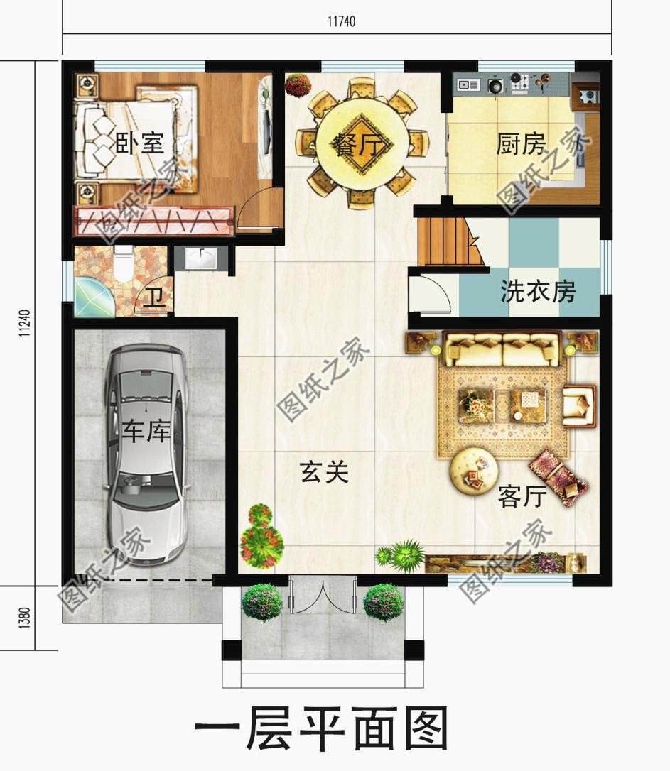 三套實用自建別墅設計，室內(nèi)布局合理，建一棟妥妥的人生贏家