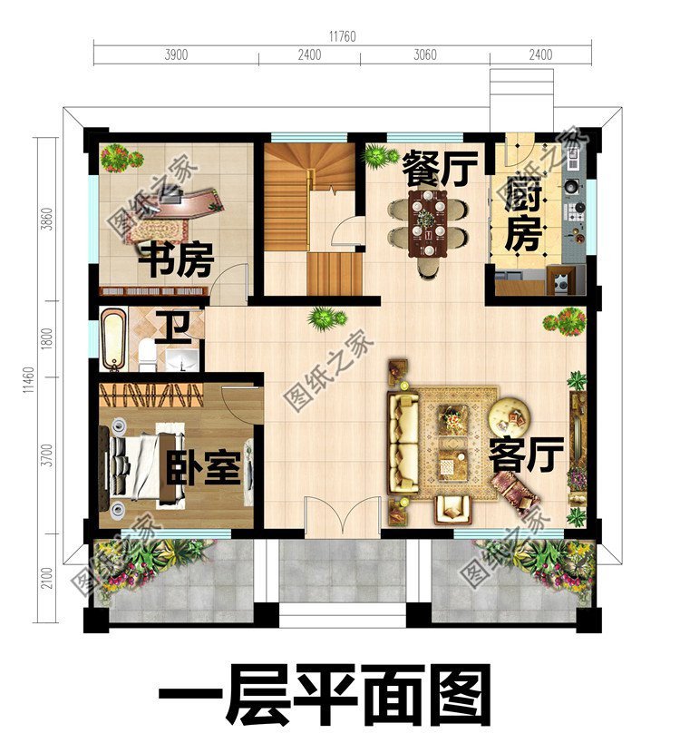 二層歐式別墅設(shè)計(jì)，占地不大造價(jià)經(jīng)濟(jì)，符合農(nóng)村生活要求