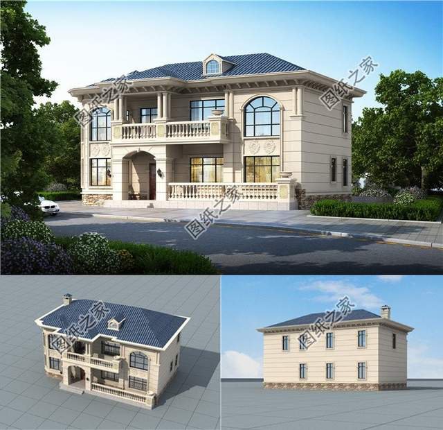 二層戶型別墅設(shè)計，滿足大部分家庭建房需求，造價經(jīng)濟(jì)合適