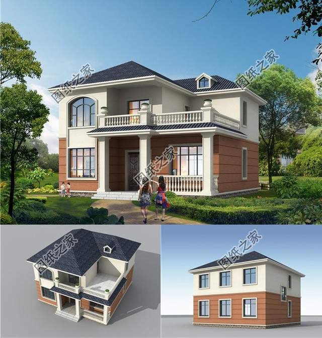 兩款占地方正農(nóng)村建房推薦，戶型簡(jiǎn)單實(shí)用，人人都能蓋