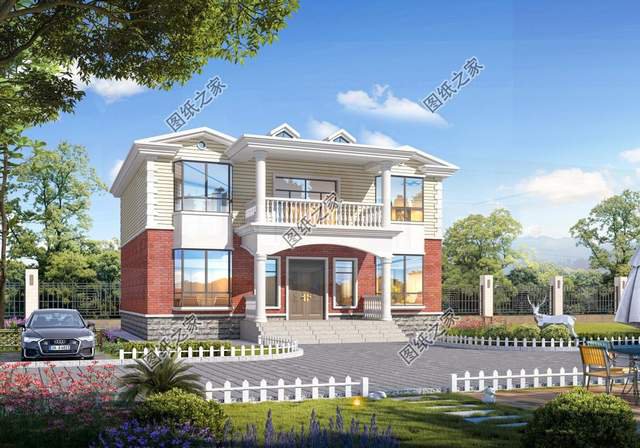 歐式二層別墅推薦，滿滿的西方元素，用心打造最實(shí)用的農(nóng)村住宅