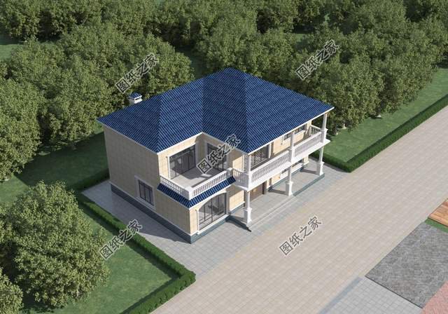 歐式二層別墅推薦，滿滿的西方元素，用心打造最實(shí)用的農(nóng)村住宅