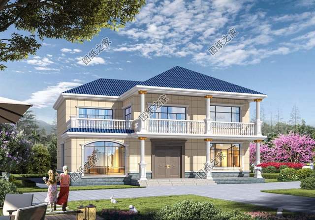 歐式二層別墅推薦，滿滿的西方元素，用心打造最實(shí)用的農(nóng)村住宅