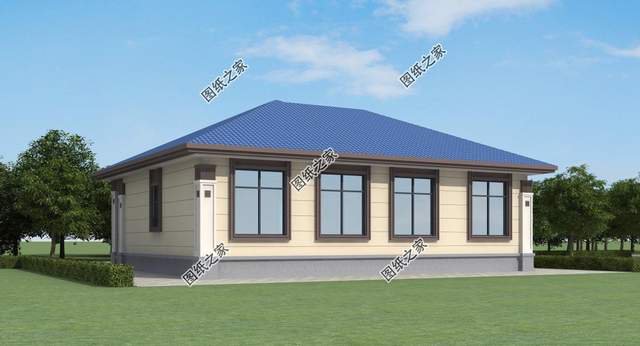 鄉(xiāng)村一層自建養(yǎng)老房推薦，簡(jiǎn)單好看造價(jià)不高，很合爸媽的口味