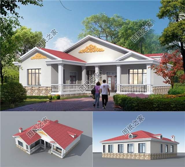 一層半農(nóng)村別墅推薦，養(yǎng)老居住最合適不過，費(fèi)用低高實(shí)用