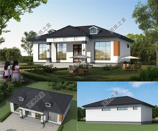 現(xiàn)代風(fēng)農(nóng)村別墅設(shè)計(jì)，超一流的外觀造型，符合年輕人的口味