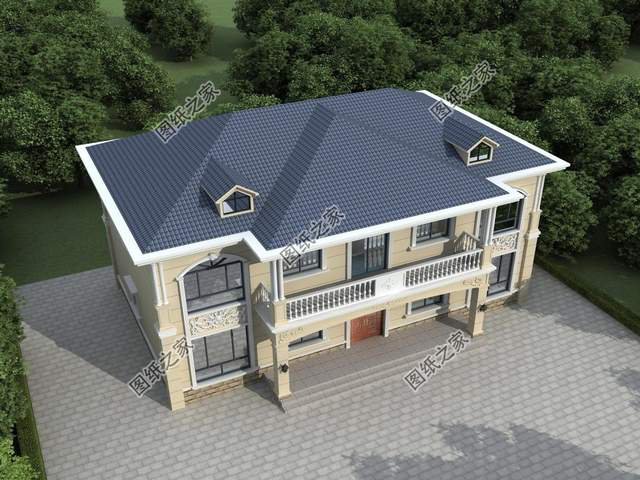 農(nóng)村二層別墅設(shè)計(jì)，建的最多的戶型，喜歡的收藏
