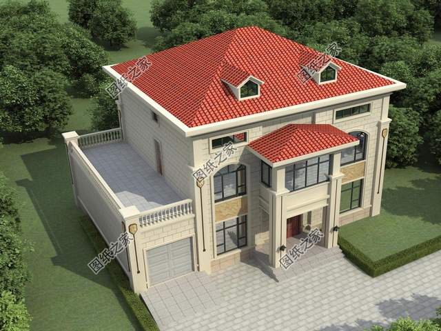 農(nóng)村二層別墅設(shè)計(jì)，建的最多的戶型，喜歡的收藏