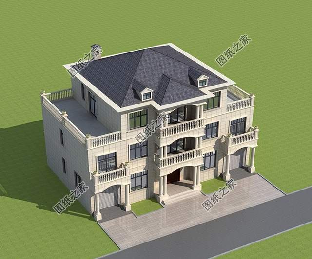 三層帶地下室農(nóng)村別墅，增加使用空間，既防潮還能儲物