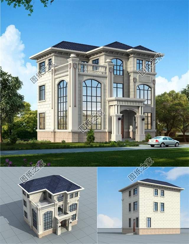 三層帶地下室農(nóng)村別墅，增加使用空間，既防潮還能儲物