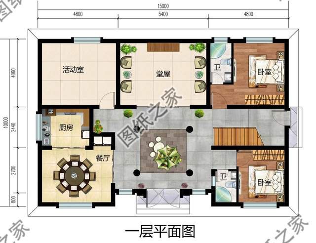 3款中式別墅設(shè)計(jì)，布局符合現(xiàn)代人的生活習(xí)慣，外觀(guān)頗有大家風(fēng)范